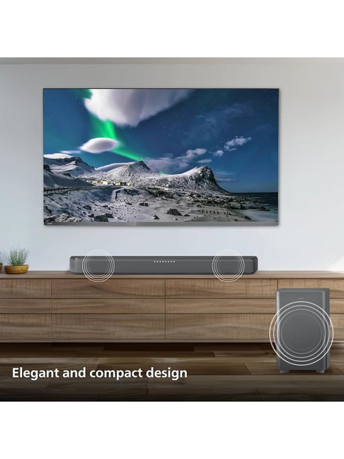 Philips Black Audio 240W Newly Launched Bluetooth Soundbar With