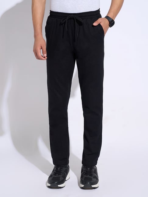 7 Alt By Pantaloons Black Slim Fit Trackpants-picture-33