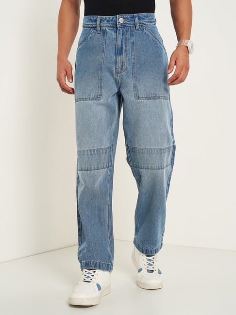 People By Pantaloons Blue Loose Fit Jeans-picture-37