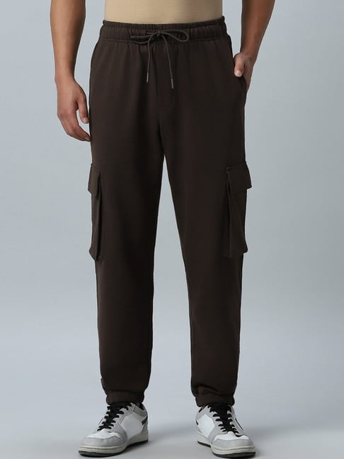 Bewakoof Brown Relaxed Fit Joggers-picture-41
