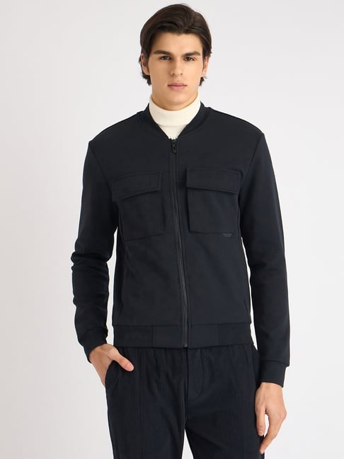 Antony Morato Blue Slim Fit Bomber Jacket-picture-12