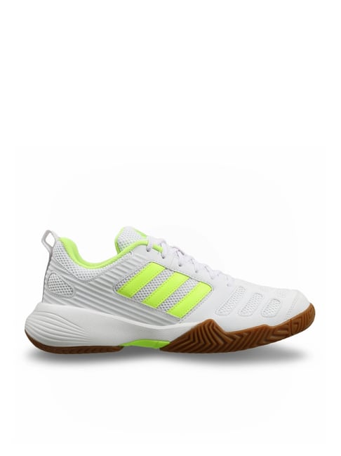 Adidas Men's SWING White Indoor Court Shoes-picture-32
