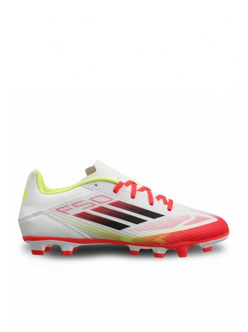 Adidas Men's F50 CLUB FxG White Football Shoes-picture-40