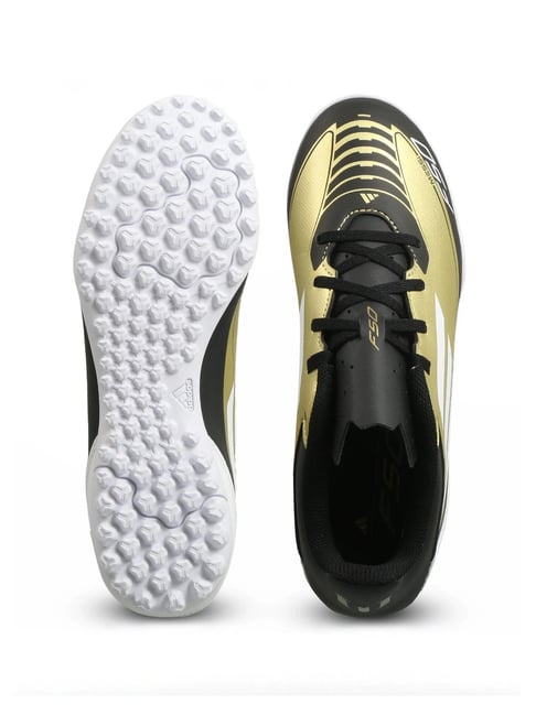 Adidas Men's F50 CLUB TF MESSI Gold Football Shoes