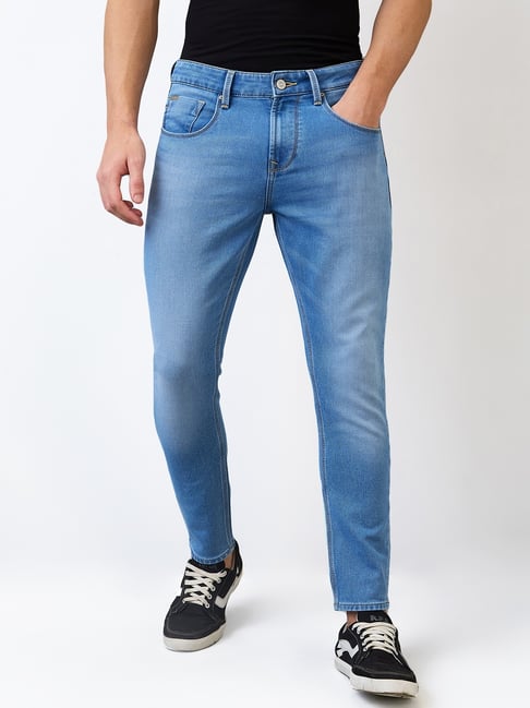 Spykar Men Slim Fit Mid Rise Cotton Casual Jeans-picture-26