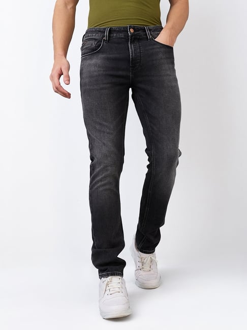 Spykar Men Regular Fit Mid Rise Cotton Casual Jeans-picture-22