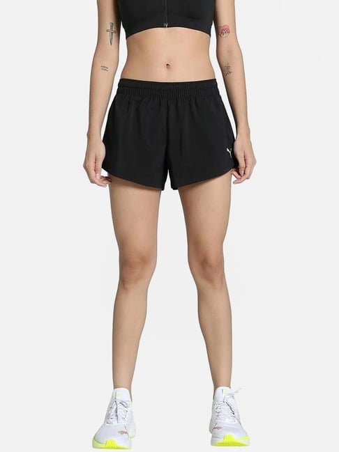 Puma Black Regular Fit Shorts