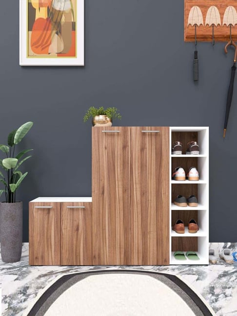 SPYDER CRAFT Engineered Wood Door Shoe Cabinet (White