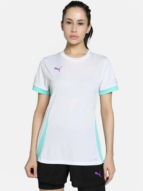 Puma White Regular Fit Top