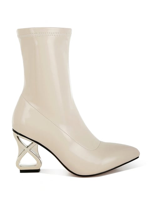 London Rag Women's Beige Casual Booties-picture-41