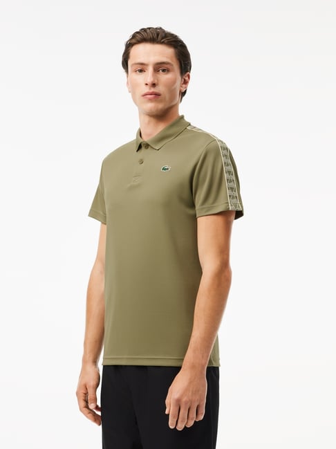 Lacoste Olive Green Regular Fit Polo T-Shirt-picture-24