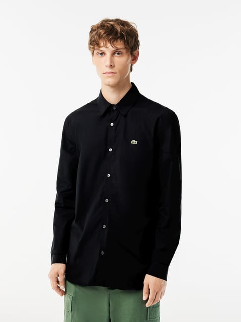 Lacoste Black Slim Fit Shirt
