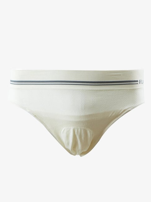 Flx by Decathlon Off White Skinny Fit Briefs
