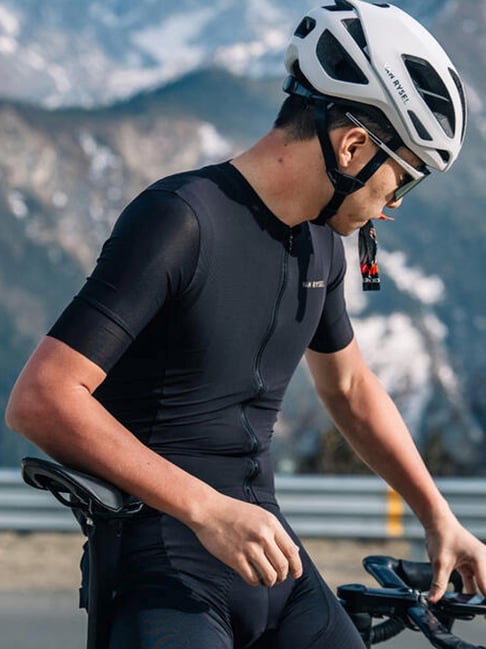 Van Rysel by Decathlon Black Skinny Fit Jersey