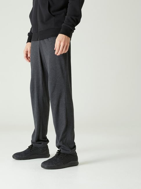 Domyos by Decathlon Carbon Grey Slim Fit Sports Trackpants