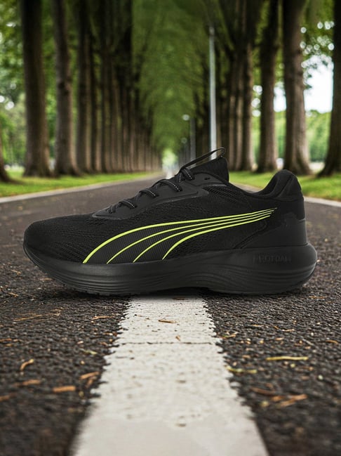Puma Men's Galaxis Pro Core Black Running Shoes deal from tatacliq