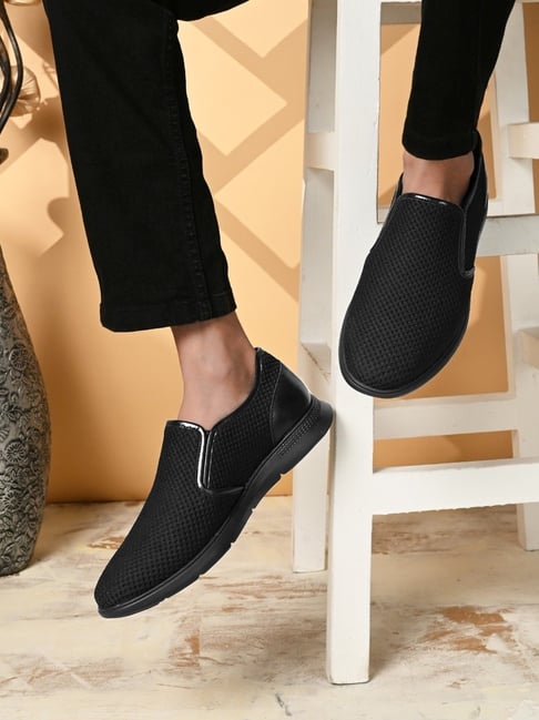 San Frissco Men's Black Casual Loafers-picture-15