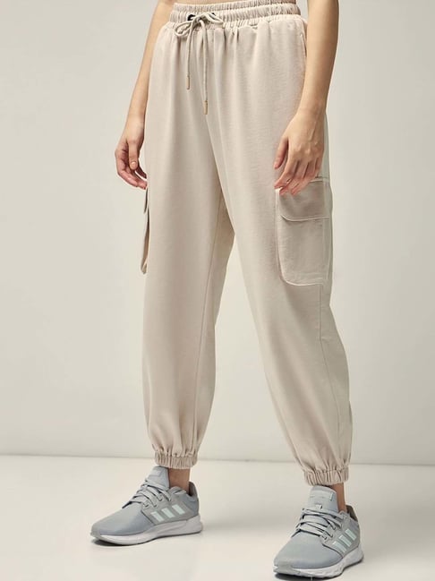 Bewakoof Beige Relaxed Fit Joggers-picture-14
