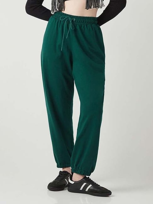Bewakoof Green Relaxed Fit Joggers-picture-30