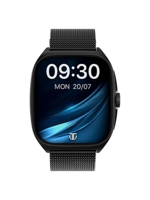 Titan Evolution Smartwatch with Curved AMOLED Display (Black)