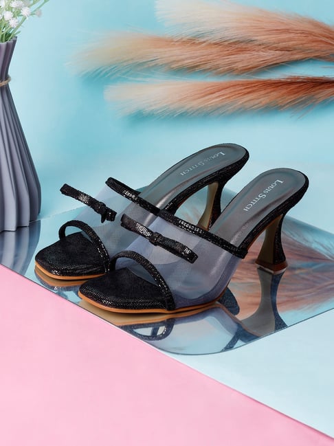 Louis Stitch Women's Jet Black Casual Stilettos-picture-13