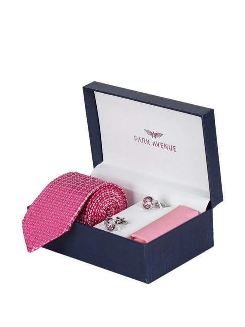 branded tie and cufflink set