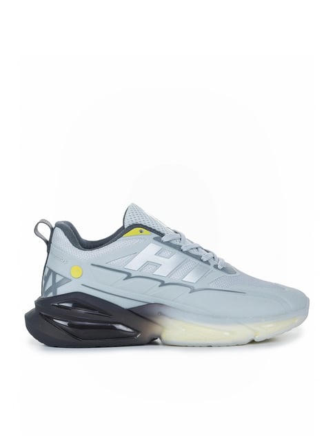 Columbus Men's Grey & Mustard Casual Sneakers-image-15