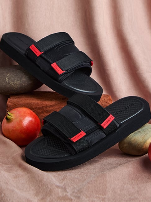 Neemans Men's Breezy Fluff Black Slides-picture-44