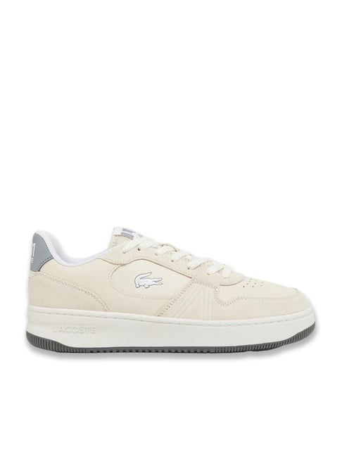 Lacoste Men's L001 Off White Casual Sneakers