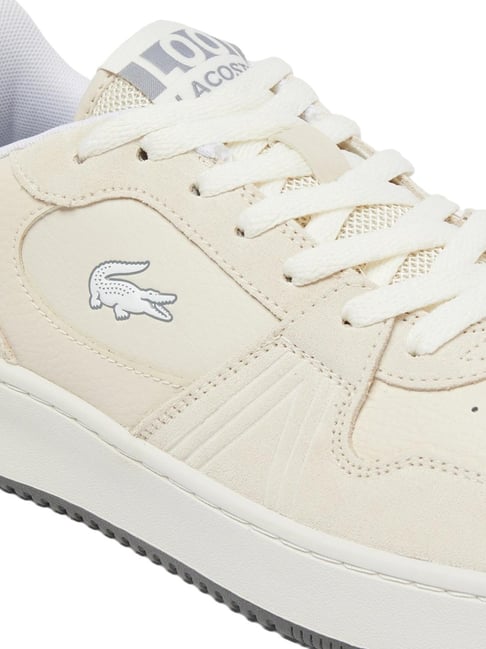 Lacoste Men's L001 Off White Casual Sneakers