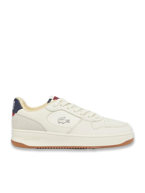 Lacoste Men's L001 Off White Casual Sneakers