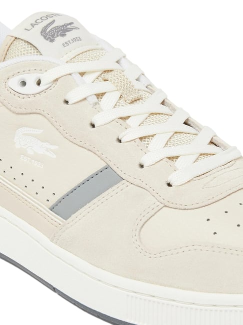 Buy Lacoste Men's T-Clip Off White Casual Sneakers for Men at Best