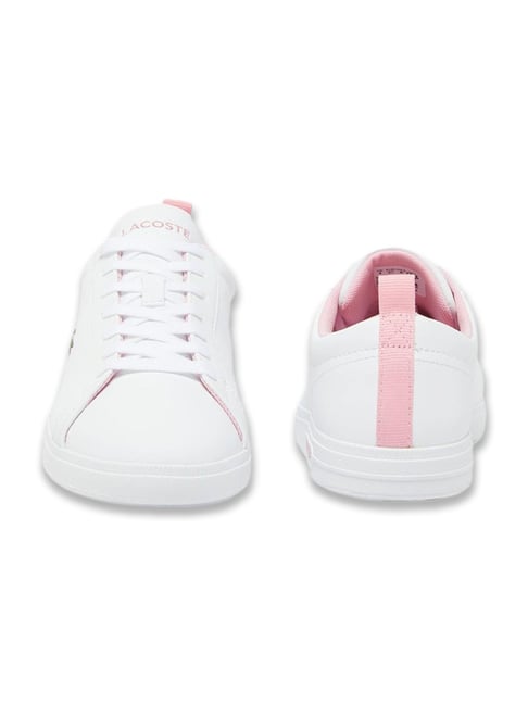Lacoste Women's Court Cage White Sneakers