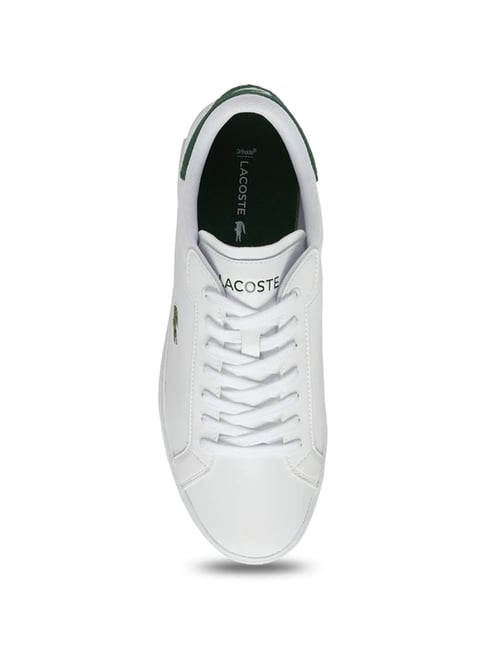 Buy Lacoste Men's Powercourt Logo Tongue White Casual Sneakers for