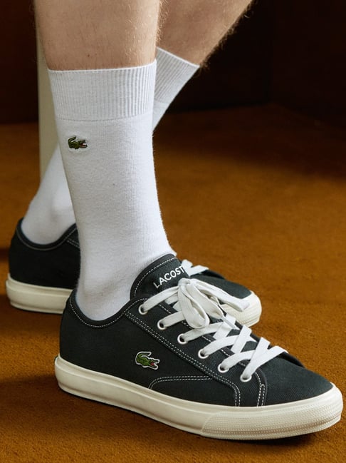 Lacoste Men's Backcourt Black Casual Sneakers