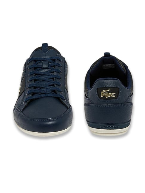 Navy Blue Lacoste Chaymon Trainers Navy Lacoste Men's Chaymon Blue