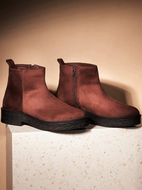 Inc.5 Women's Brown Casual Booties-picture-36