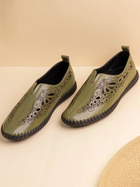 Inc.5 Women's Green Casual Loafers-picture-23