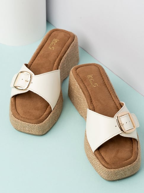 Inc.5 Women's White Casual Wedges-picture-30