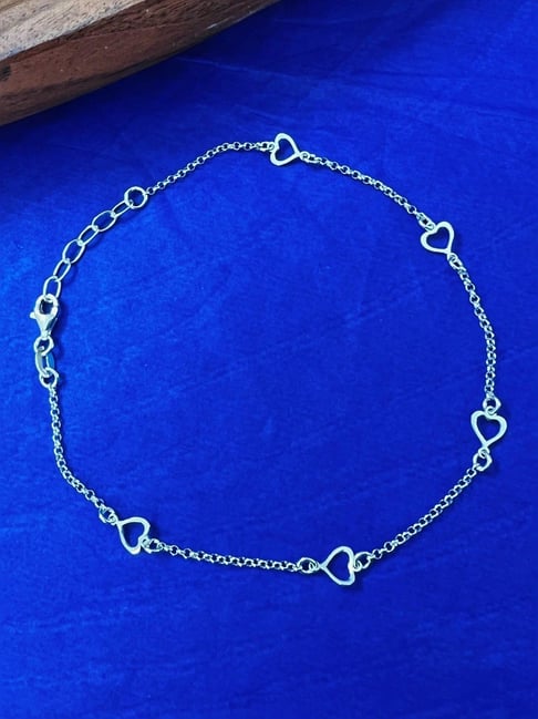 Arte Jewels 925 Sterling Silver Payal For Women-picture-29