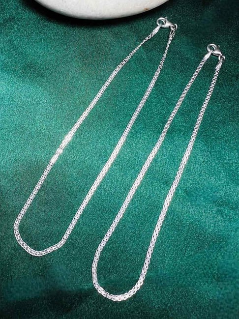 Arte Jewels 925 Sterling Silver Payal For Women-picture-25