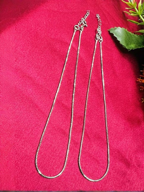 Arte Jewels 925 Sterling Silver Payal For Women-picture-20