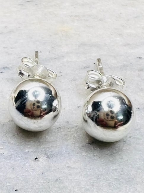 Arte Jewels 925 Sterling Silver Pearls Studs Earrings For Women