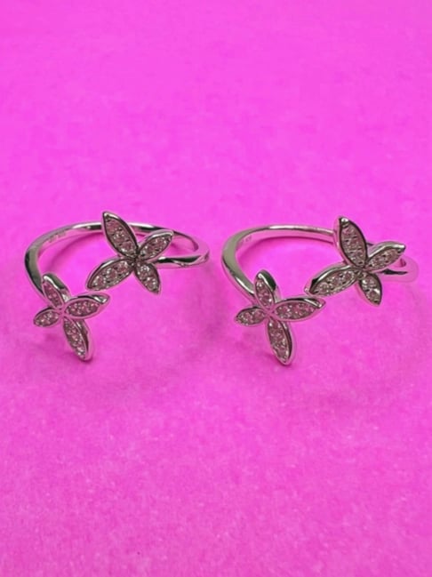 Arte Jewels 925 Sterling Silver Toe Rings For Women-picture-23