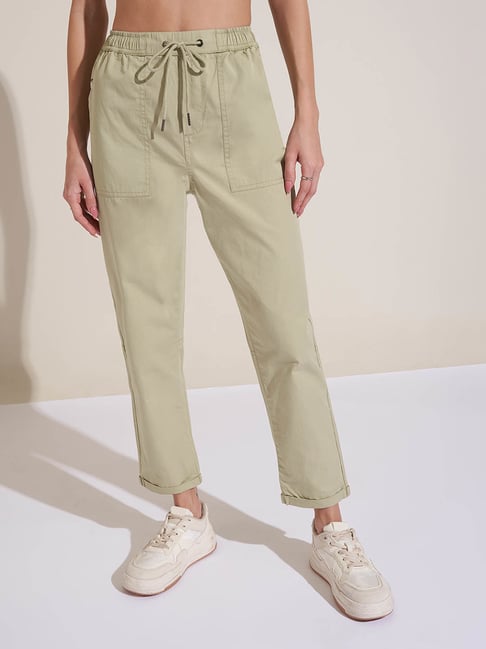 Honey by Pantaloons Tea Solid Trousers-picture-22