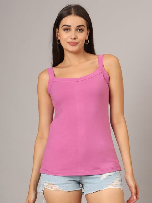 BRINNS Purple Solid Camisoles-picture-13