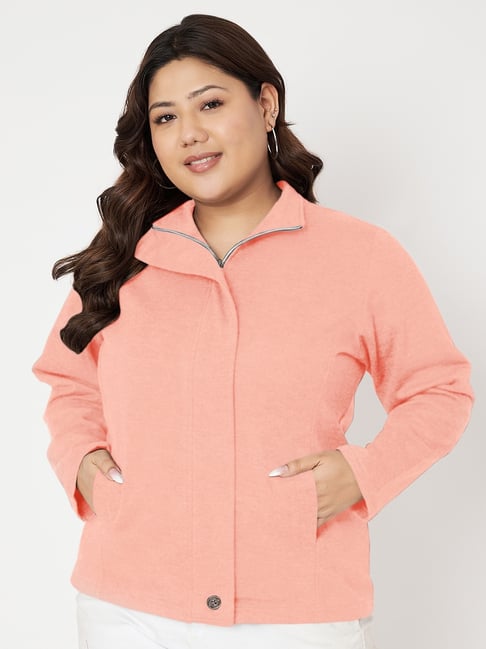 BRINNS Pink Solid Pullover Sweatshirt-picture-31