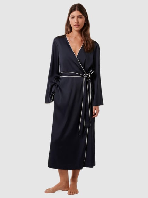 Forever New Navy Night Sky Relaxed Fit Robe-image-36