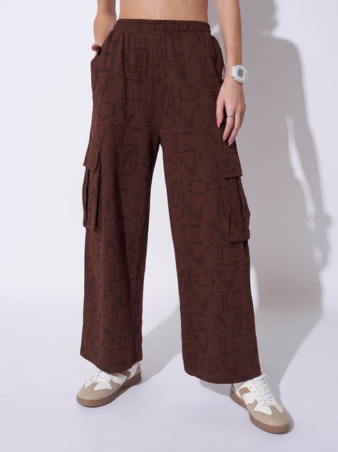 Ajile By Pantaloons Brown High Rise Pants-picture-38