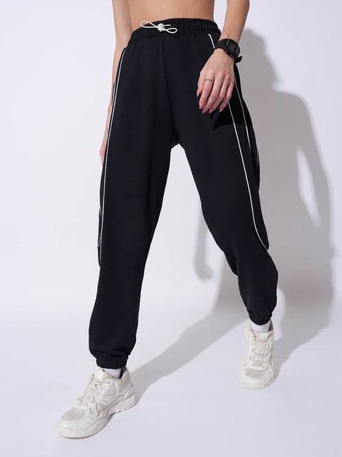 Ajile By Pantaloons Black High Rise Joggers-picture-13